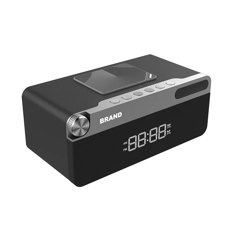 Skaitmeninio laikrodžio radijo Bluetooth garsiakalbis